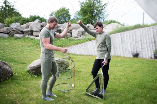 Moška majica KR tanek izrez U Outlast® - kaki