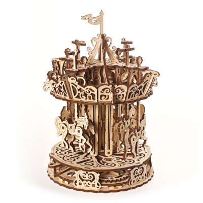 Ugears Puzzle 3D in legno meccanico Giostra