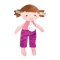 Doudou Jolijou Lalka Mia 16 cm fuchsia
