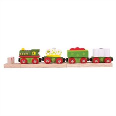 Bigjigs Rail Dinosauří vláčik + 3 koľaje