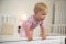 Body cienkie T-shirt PRINT KR Outlast® - różowe baby kwiatki