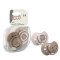 LOVI Schnuller Silikon dynamisch Hey 3-6 m 2 Stück rosa