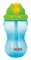 NUBY Non-flowing mug with folding straw and 360 ml, 12 m+ blue