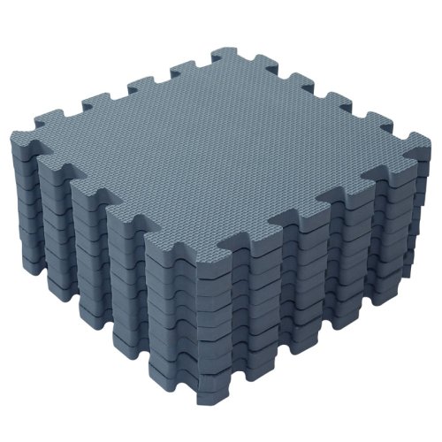 BABYDAN Play mat puzzle Dusty Blue 90x90 cm