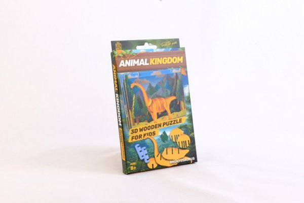 EscapeWelt Puzzle 3D de madera - Brontosaurio