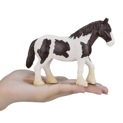Mojo Cheval Clydesdale noir et blanc