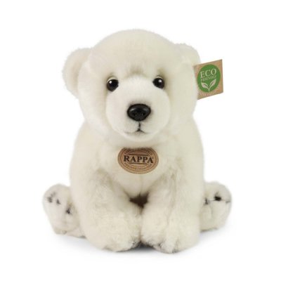 Rappa Plush polar bear 28 cm ECO-FRIENDLY