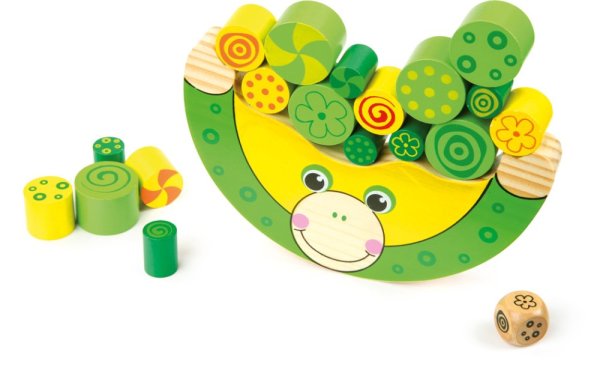 small foot Holz-Motorik-Balancierspiel Frosch