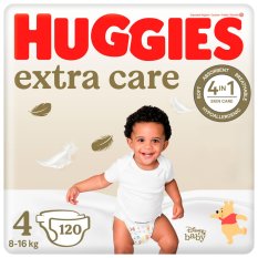 HUGGIES® Extra Care pleny jednorázové 4 (8-14 kg) 120 ks