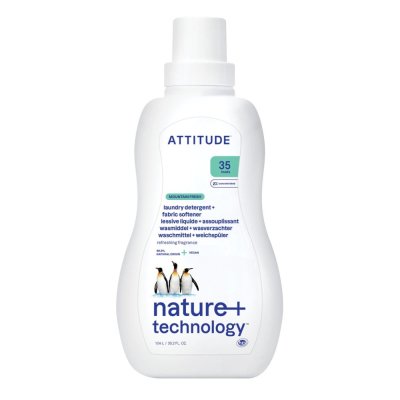 ATTITUDE Waschgel und Weichspüler 2 in 1 mit dem Duft von Mountain Essentials 1050 ml (35 Dosen)