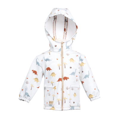 Detská softshellová bunda s membránou Monkey Mum® - Dinosaurí príbeh