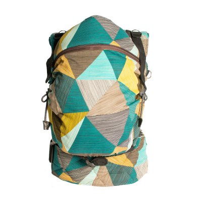 Verstelbare ergonomische draagzak Monkey Mum® Carrie - De schoonheid van geometrie