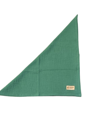 Muslinska plenica Monkey Mum® - Temno zelena