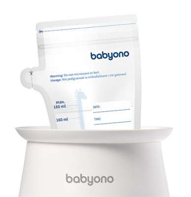 BABYONO Worki na mleko matki 180 ml 30 szt