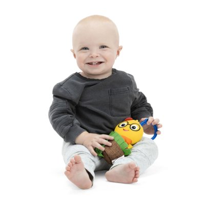 BABY EINSTEIN Spielzeug mit Rassel, aufziehbar am C-Ring Cal-a-Puller™ 0m+