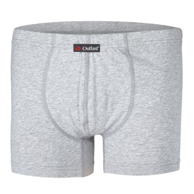 Boxer da uomo sottili con cuciture piatte Outlast® - mélange grigio