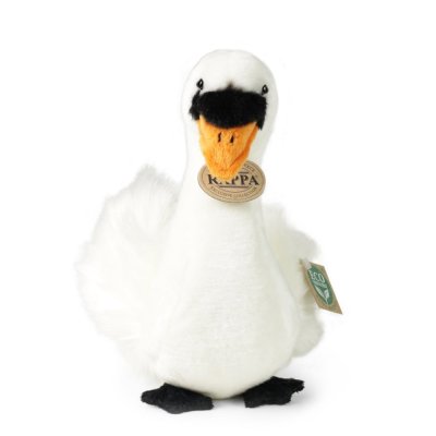 Rappa Plüsch Vogel Schwan sitzend 23 cm ECO-FRIENDLY