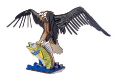 Woodcraft Drewniane puzzle 3D Orzeł