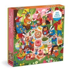 Mudpuppy Puzzel Picknick in het bos 500 stukjes