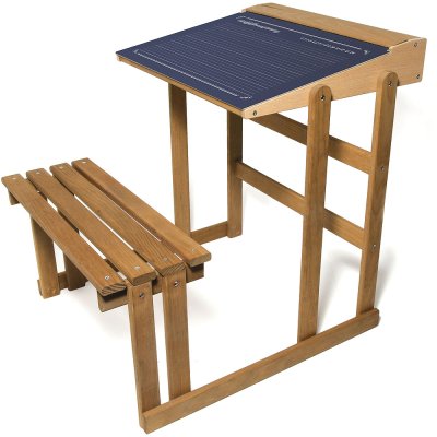 Vilac Holzbank mit doppelseitiger Tafel