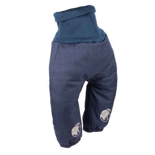 Pantaloni bimbi invernali in softshell regolabili con pelliccia Monkey Mum® - Fiaba della buonanotte