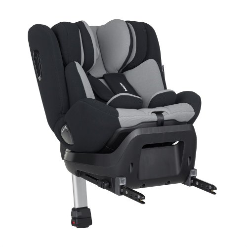 PETITE&MARS Cadeira auto Reversal Pro i-Size 360° Cinzento Meia-Noite 40-105 cm + Espelho Oly Rosa 0m+