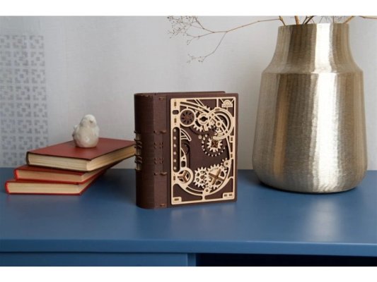 Ugears Puzzle mécanique en bois 3D Livre des secrets