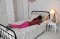 Legging gladde PRINT Outlast® - roze pioenrozen