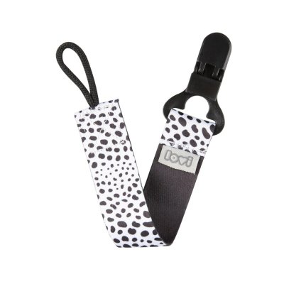 LOVI Schnullerband mit Clip Salt & Pepper