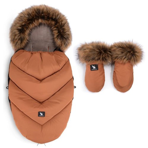 COTTONMOOSE Moose Yukon Amber torba za kolica i set rukavica