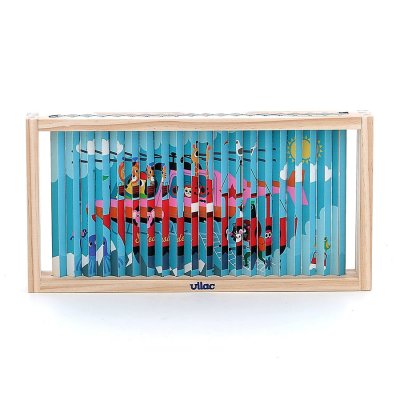 Vilac Puzzle 4D en bois Véhicules