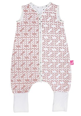 MOTHERHOOD Schlafsack Musselin mit Hose Pink Classics 12-18m 0,5 Tog