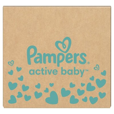PAMPERS Active Baby Pieluszki jednorazowe 6 (13-18 kg) 128 szt. - MAGAZYN MIESIĘCZNY