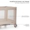 KINDERKRAFT Reisebett Joy 2 mit Zubehör Beige