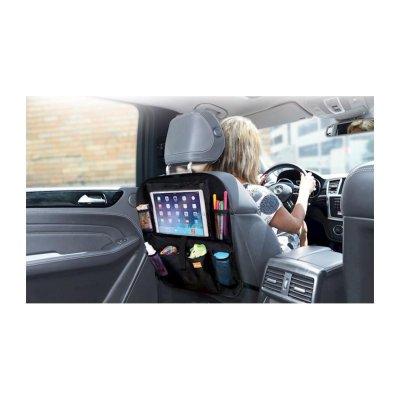 DREAMBABY Organizer na tylne siedzenie samochodu z uchwytem na tablet, czarny