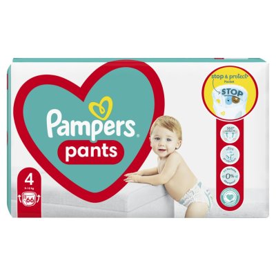 Spodnie niemowlęce PAMPERS Active rozm. 4 (66 szt.) 9-15 kg