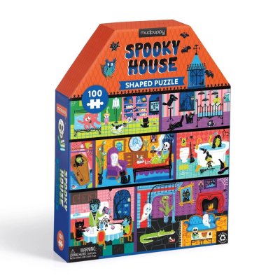 Mudpuppy Haunted House - 100-Piece Shaped Puzzle