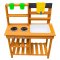 2Kids Toys Holz-Gartenküche mit Spülbecken