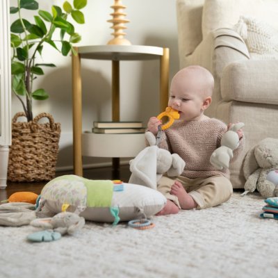 INGENUITY Kuscheltier-Spielzeug mit Beißring Häschen Cozy Sylvi™ 0m+