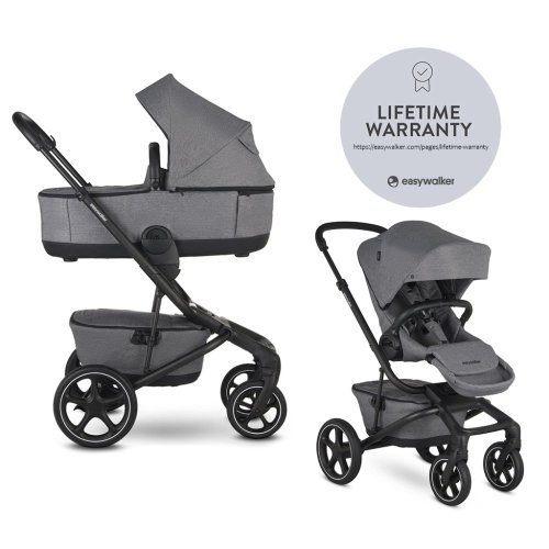 Wózek EASYWALKER połączony z Jimmey 2w1 Iris Grey LITE RWS