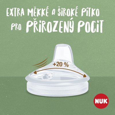 NUK For Nature smoczek do butelki rozmiar L, 2 szt