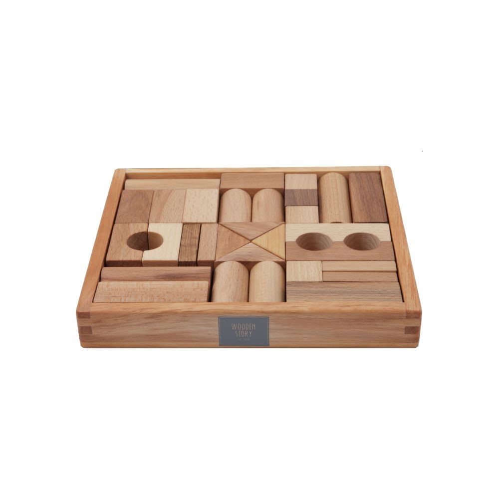 Wooden Story Scatola per Giochi - Legno Naturale (senza sacco) unisex  (bambini)