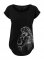 Tricou pentru alăptare Monkey Mum® negru - mamă iubitoare