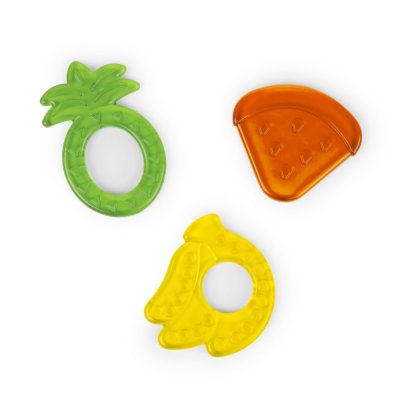 BRIGHT STARTS Mordedor Juicy Chews™ 3 peças 3m+
