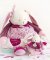 Doudou Darilni set - Glasbena igrača roza zajček 17 cm