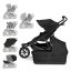 THULE Broer/zus kinderwagen Urban Glide Double Zwart/Zwart set XXL