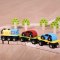 Bigjigs Rail Güterzug mit Autos und Schienen