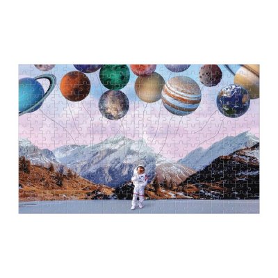 Puzzle transformator Galison În spațiu 300 piese