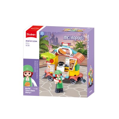 Sluban Metropolis M38-B1329A Camion de hot-dogs