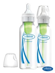 DR.BROWN'S Options+ Anti-Kolik-Flasche schmal 2x250 ml Kunststoff